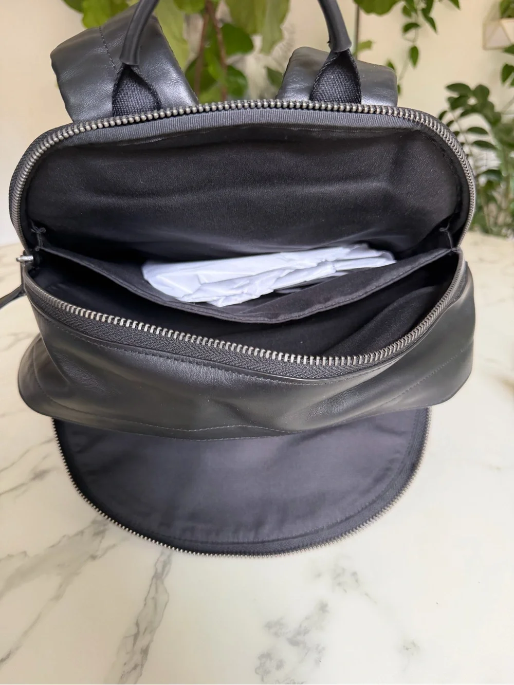 NWT Coach West Backpack In Signature Canvas & Leather Charcoal / Black 2736